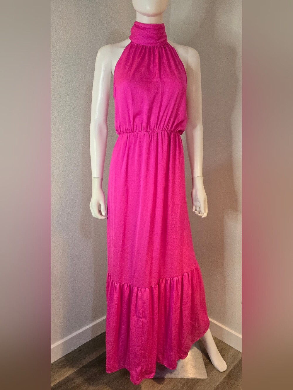 WORTHINGTON✨️Bright Pink Maxi Dress NEW with Tags